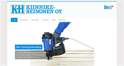 Desktop Screenshot of kiinnike-heinonen.fi